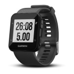 FORERUNNER 30 Schwarz mit Silikon-Armband Schwarz