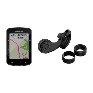 EDGE 520 PLUS MTB BUNDLE Schwarz/Grau + MTB-Halterung + Silikonh