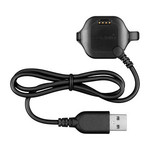 LADEKLEMME USB-A/Pogo-Pin Schwarz fuer FORERUNNER 20/25 KLEIN