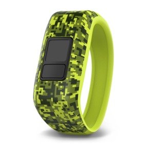 SILIKON-ARMBAND Gruen/Bedruckt fuer VIVOFIT JR. DIGI CAMO