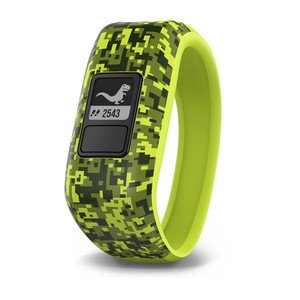 VIVOFIT JR. DIGI CAMO mit Silikon-Armband XS Gruen/Bedruckt
