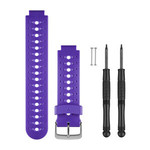SILIKON-ARMBAND Violett Schnalle in Silber fuer FORERUNNER 230/2