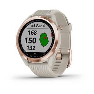Approach® S42, Roségold mit sandfarbenem Armband