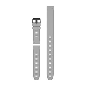 QuickFit® 26-Uhrenarmbänder, graues Silikon (3-teiliges Set)