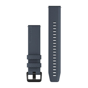 Schnellwechsel-Armbänder 20 mm, Granitblau mit Teilen aus schwar