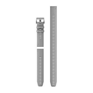 QuickFit® 22 Watch Bands, Powder Gray Silicone (3-piece Dive Set