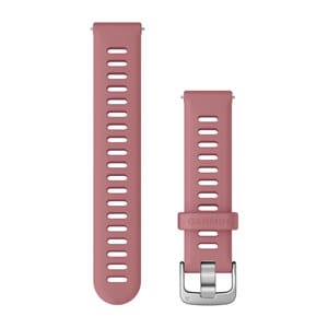 Quick Release Bands (18 mm), Light Pink with Silver Hardware