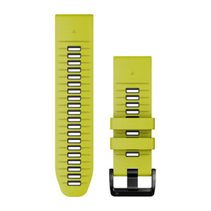 QuickFit®-Armbänder 26 mm, Silikon Electric Lime/Graphit Teile a