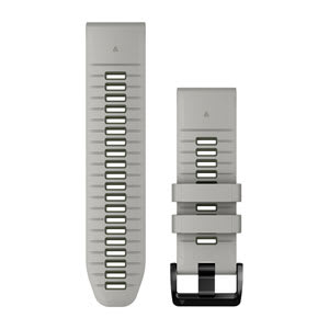 QuickFit®-Armbänder 26 mm, Silikon Nebelgrau/Moosgrün Teile aus 