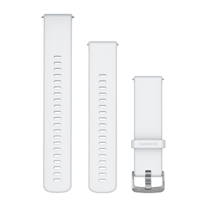 Schnellwechsel-Armband (22 mm), Silikon, Steinweiss, Teile in Si
