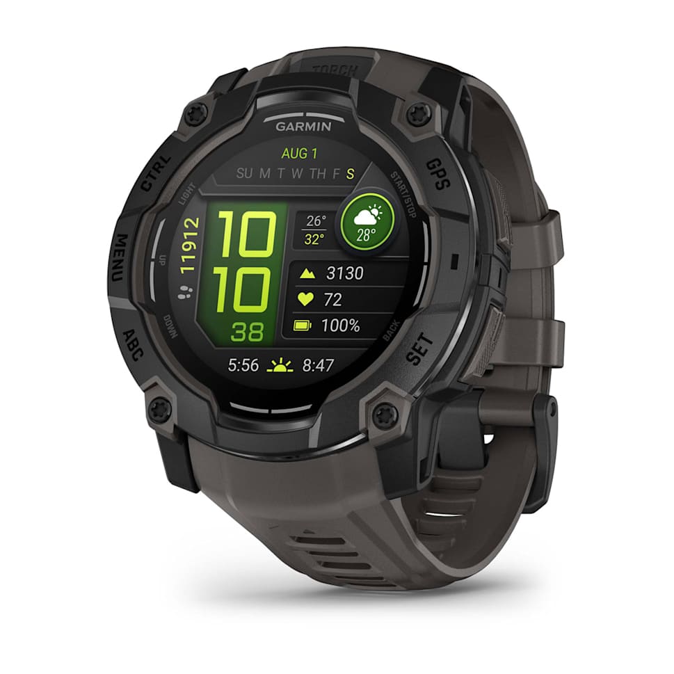 Instinct 3 – 50 mm, AMOLED, Schwarz mit Silikon-Wechselarmband 2