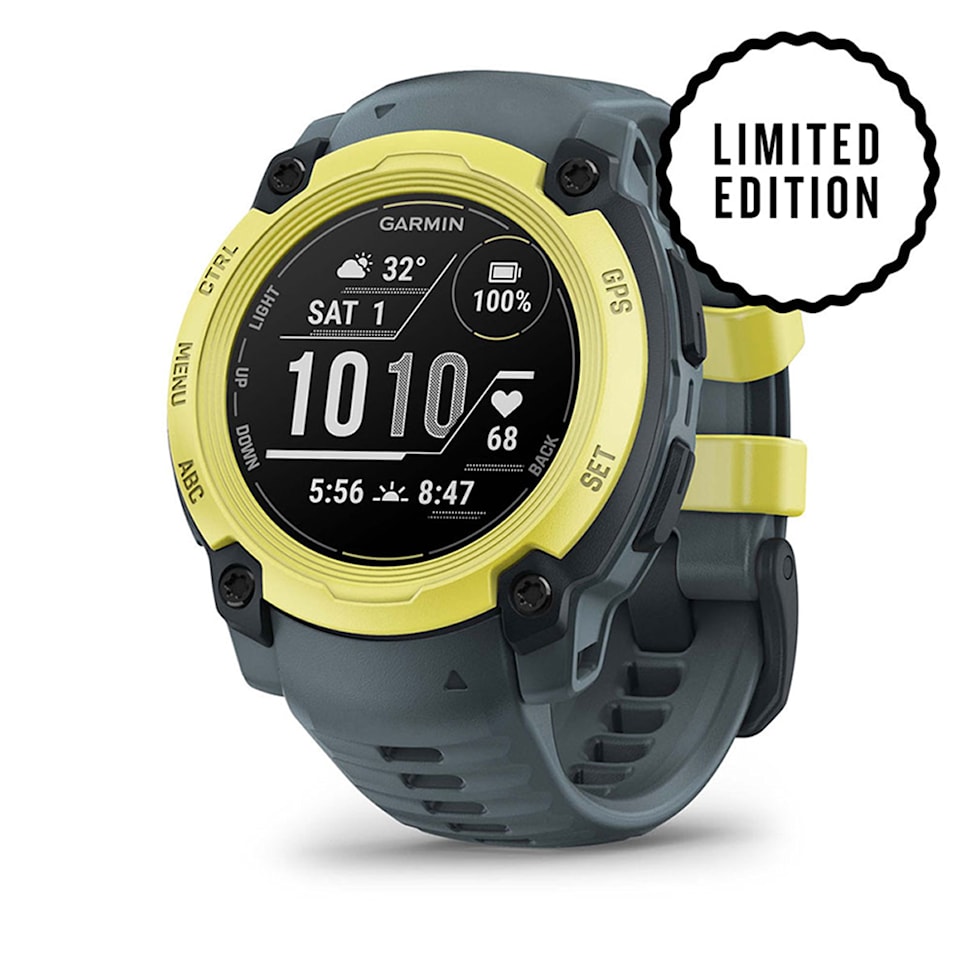 Instinct E – 40 mm, Twilight/Electric Lime mit Silikon-Wechselar
