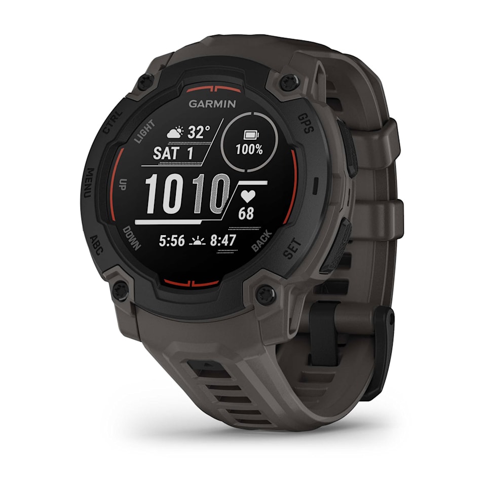 Instinct E – 45 mm, Kohle/Schwarz mit Silikon-Wechselarmband 22