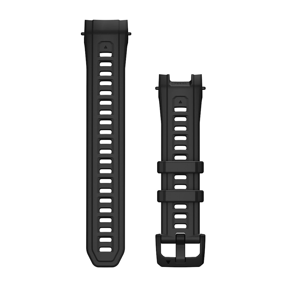 22 mm Silikon-Wechselarmband (Instinct® 3 – 45 mm), Silikon Schw