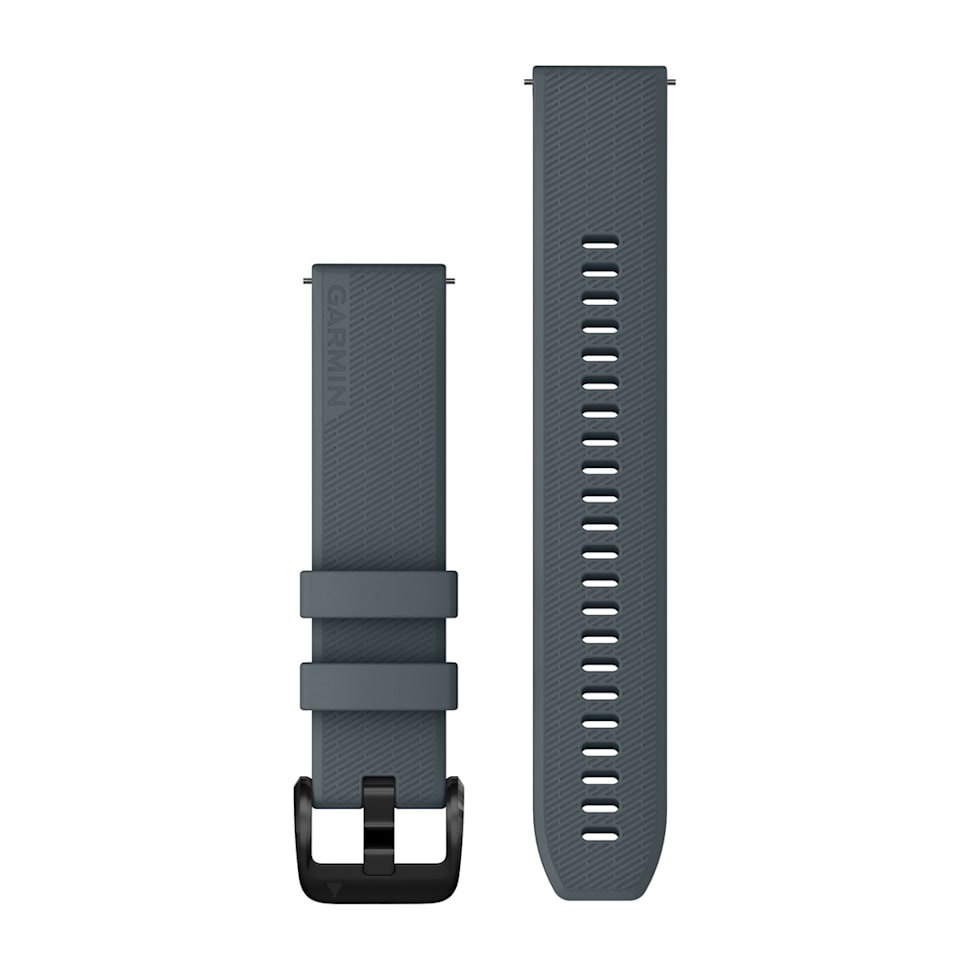 Schnellwechsel-Armband (20 mm), Silikon Twilight mit Teilen aus