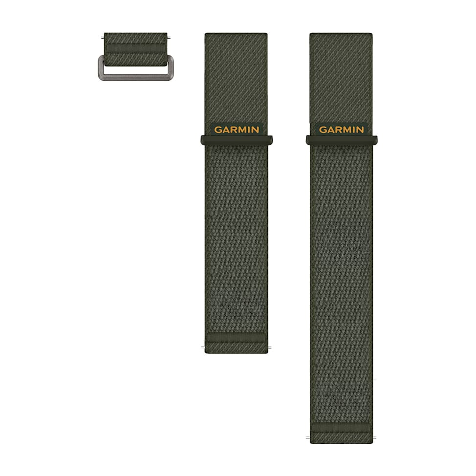 Schnellwechsel-Armband (24mm), Nylon Moosgrün ComfortFit