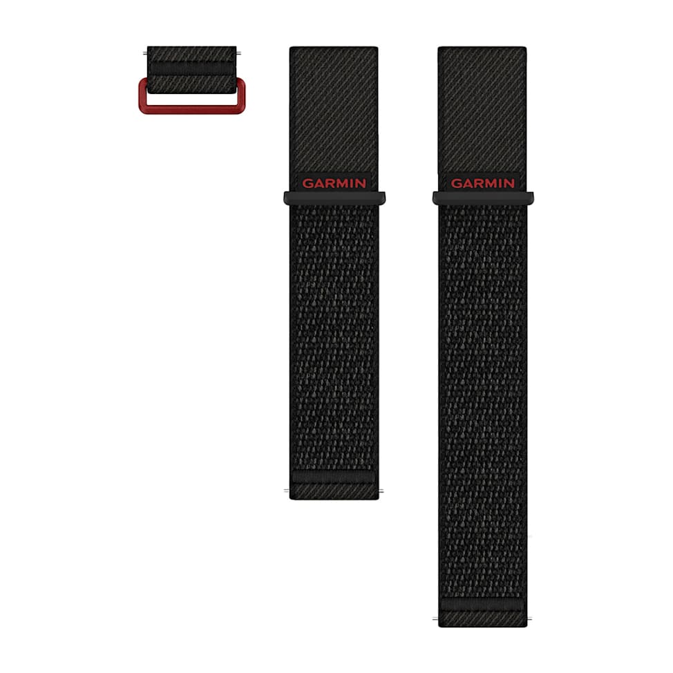 Schnellwechsel-Armband (24mm), Nylon Schwarz ComfortFit