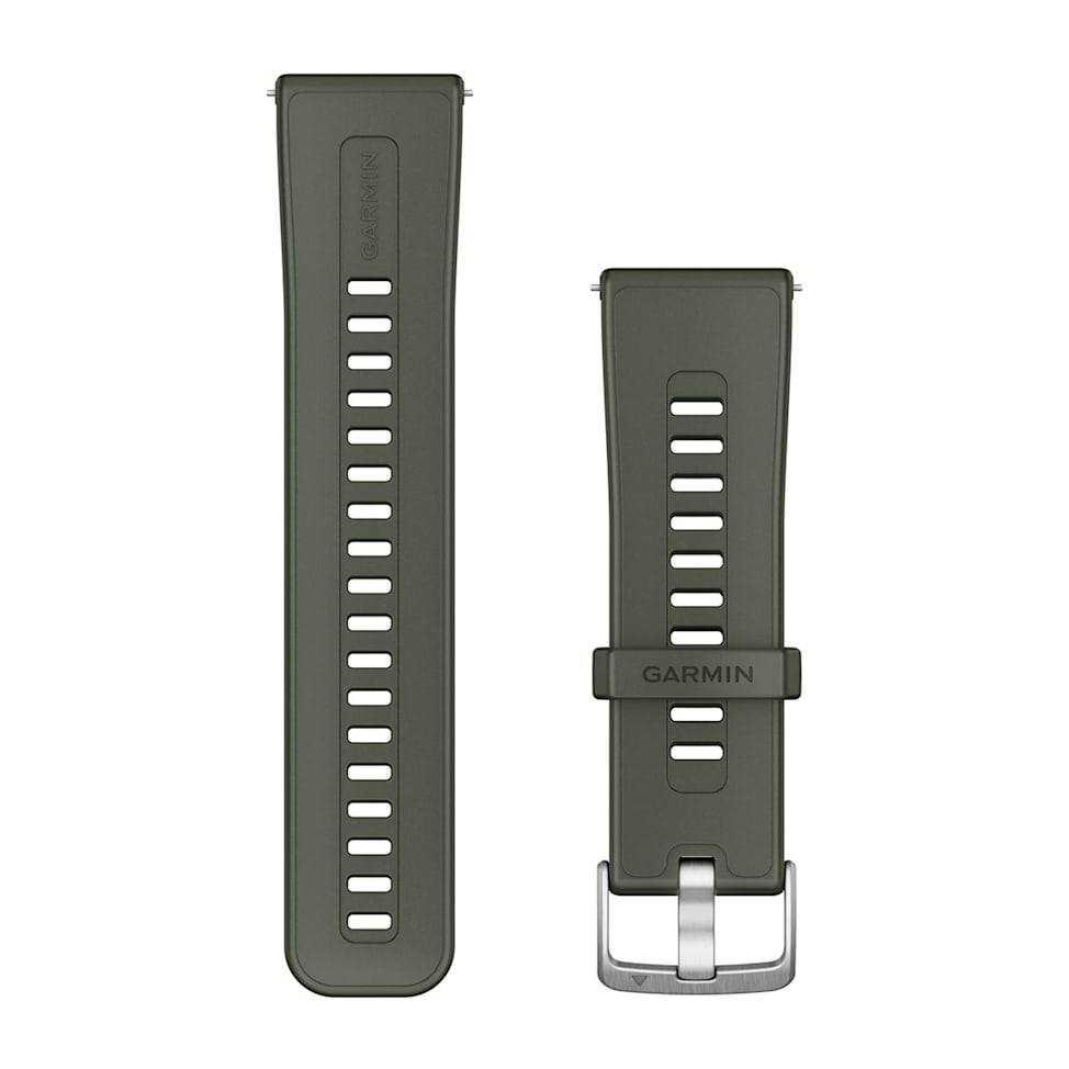 Schnellwechsel-Armband (24mm), Silikon Moosgrün