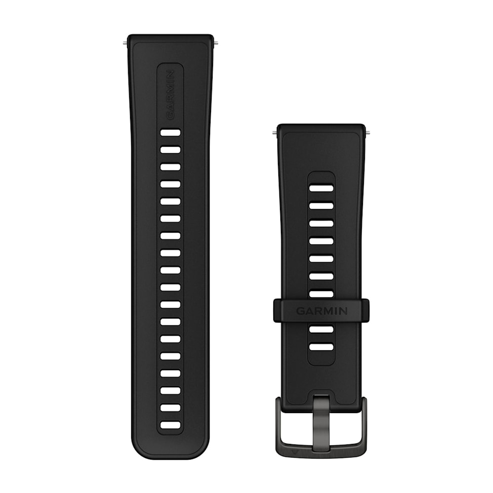 Schnellwechsel-Armband (24mm), Silikon Schwarz