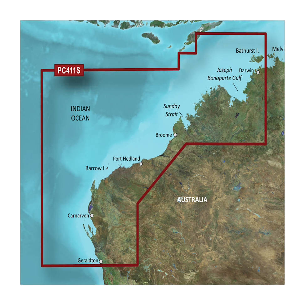 microSD™/SD™ card: HXPC411S-Geraldton to Darwin