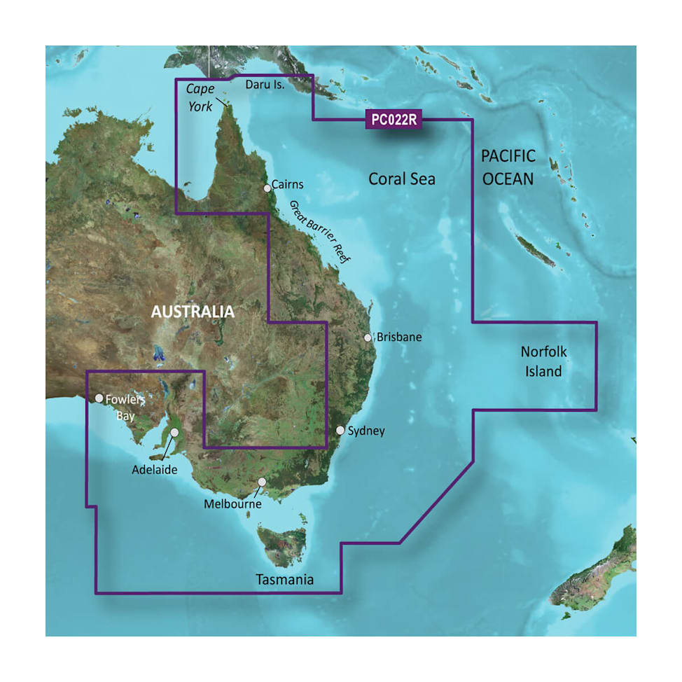 microSD™/SD™ card: VPC022R-East Coast Australia
