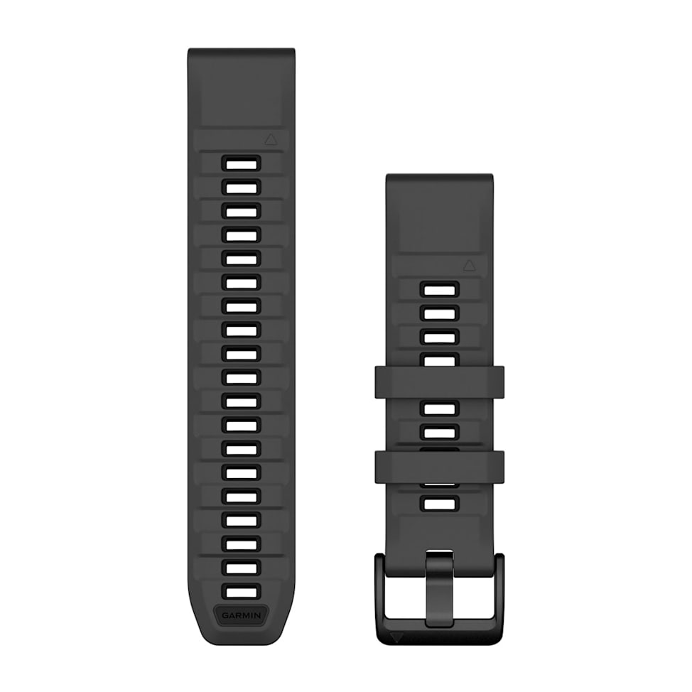 Quickfit®-Armbänder (22 mm), Graphit/Silikon Schwarz