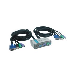 D-Link KVM SWITCH, 2PORT, USB/PS2