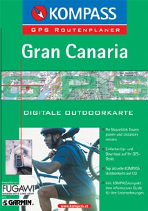 Kompass GPS Routenplaner Gran Canaria K4237