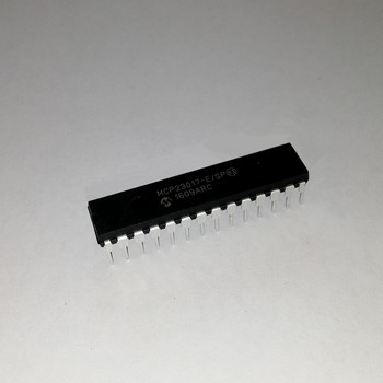 MCP23017-E SP IC 16-BIT I O EXPANDER, I2C, DIP-28