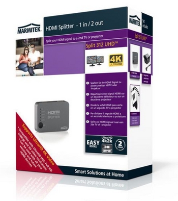 SPLIT 312 UHD HDMI SPLITTER 4K60 -1 EIN / 2 AUS