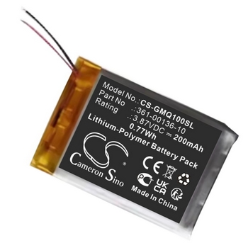 3,87V-200MAH LI-POLYMER SMARTWATCH AKKU ALTERNATIV FÜR GARMIN VE